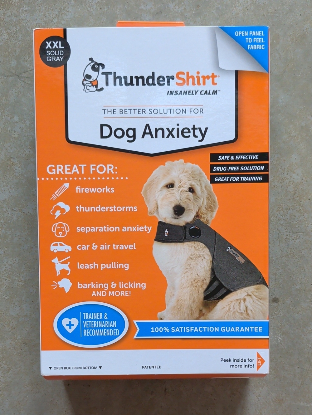 Thundershirt Dog Anxiety Vest - XXL
